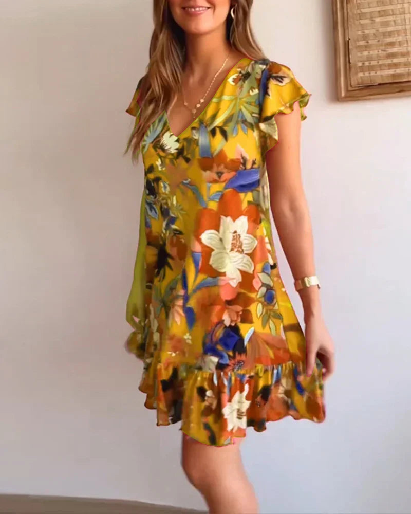 AMALIA - Happy Summer Dress with Ruffles