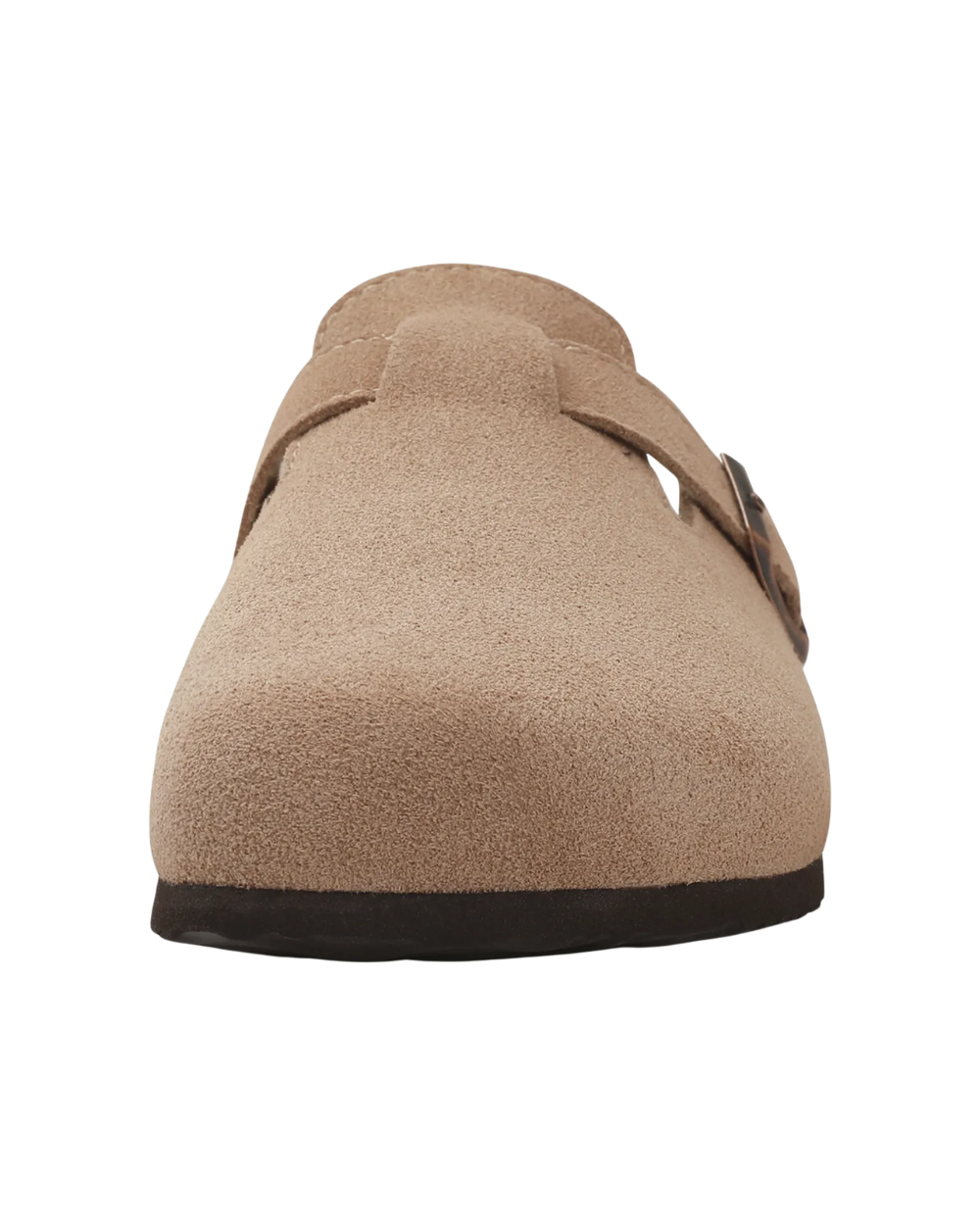 Matthew Oxford Suede Block Heel Clog