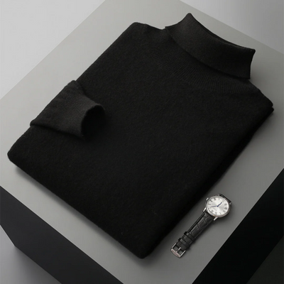 Archie Merino Wool Roll-Neck Sweater