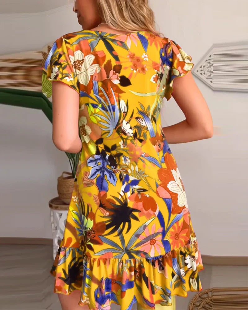AMALIA - Happy Summer Dress with Ruffles