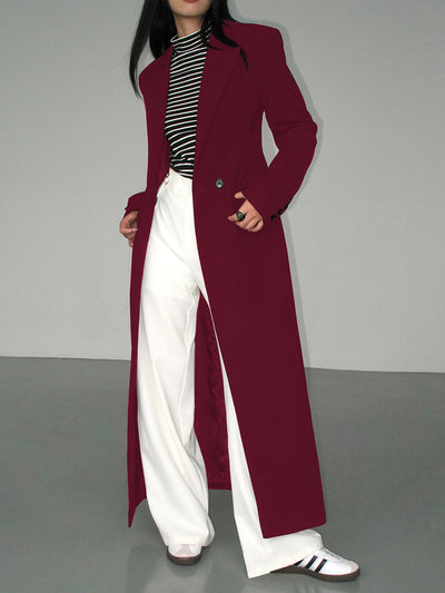 Elegant blazer with split sleeves