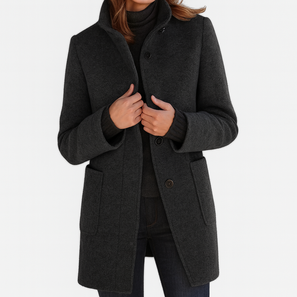 Eleve | Ladies Coat with High Collar