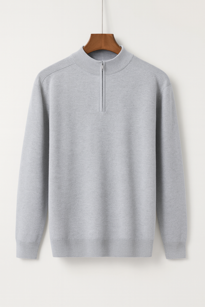 Zandre Wool Zip-Up Jumper