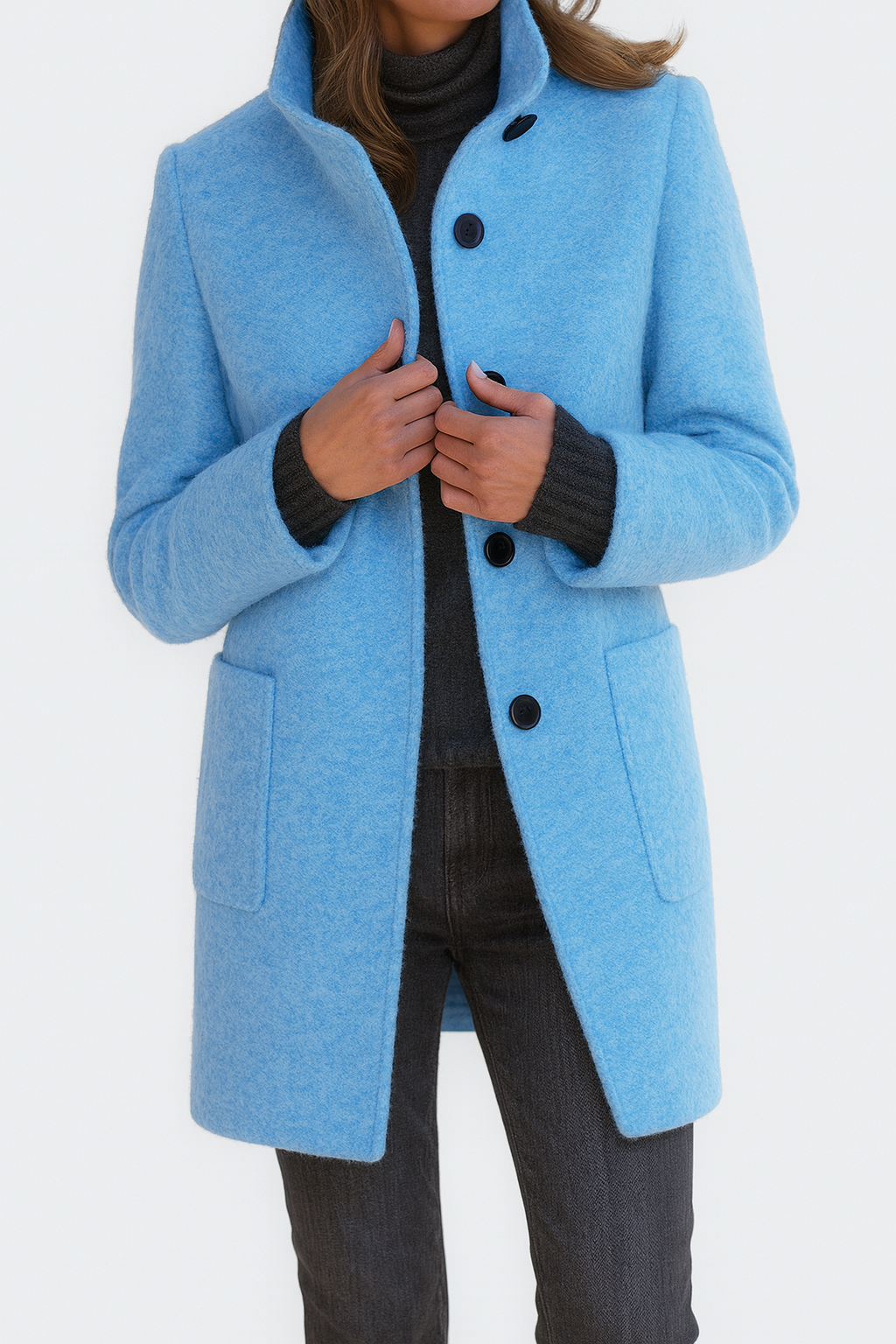 Eleve | Ladies Coat with High Collar