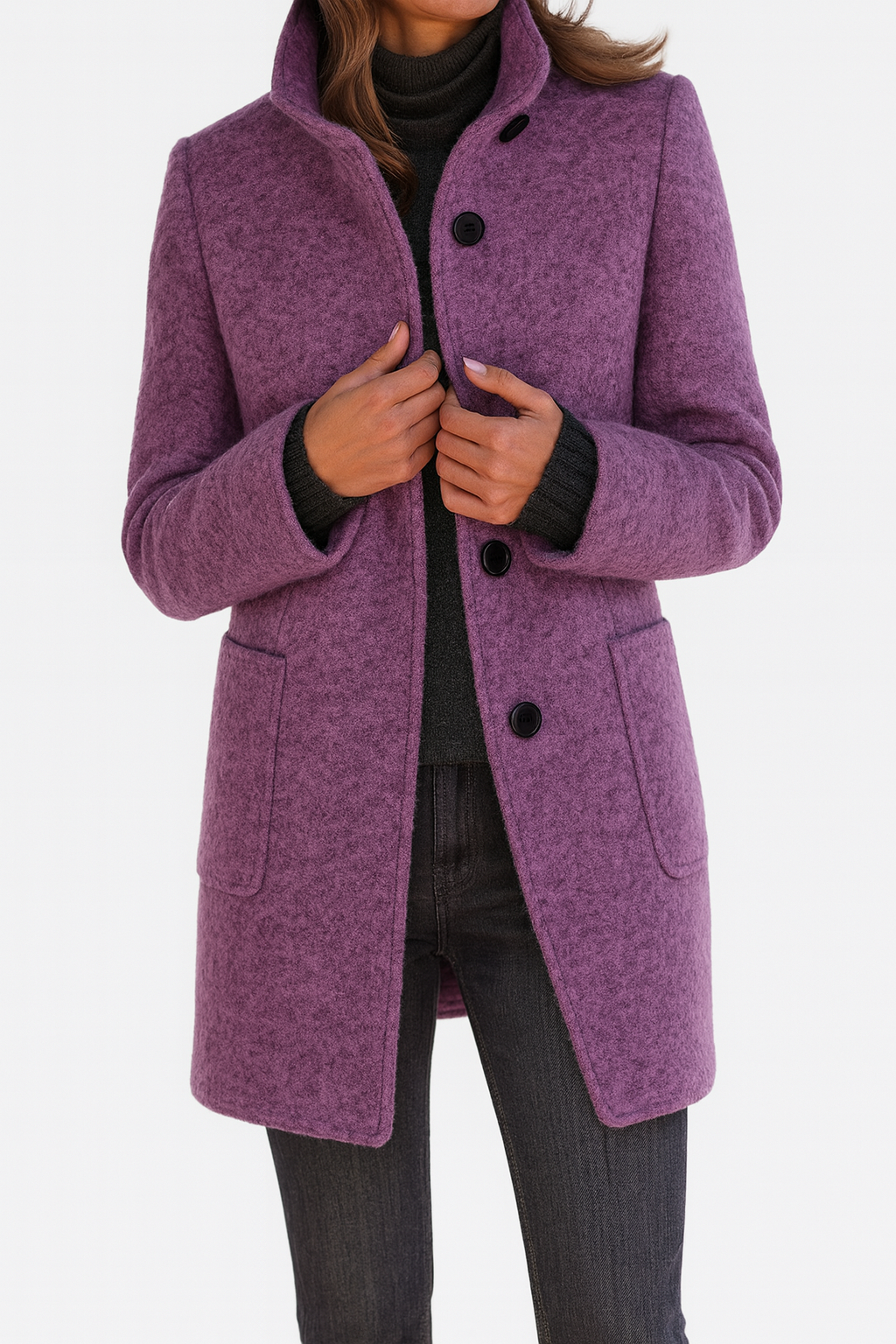 Eleve | Ladies Coat with High Collar