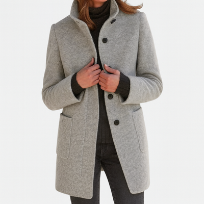 Eleve | Ladies Coat with High Collar