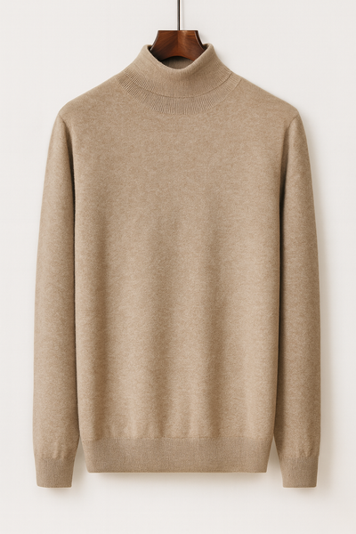 Archie Merino Wool Roll-Neck Sweater