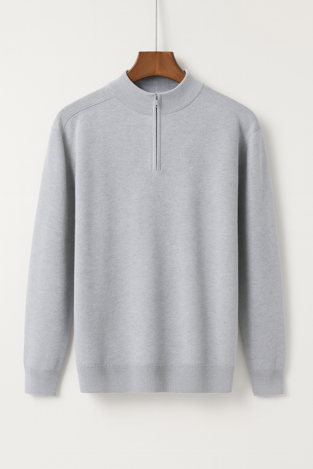 Zandre Wool Zip-Up Jumper