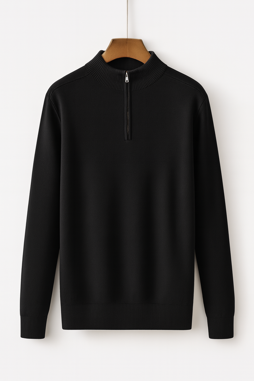 Zandre Wool Zip-Up Jumper
