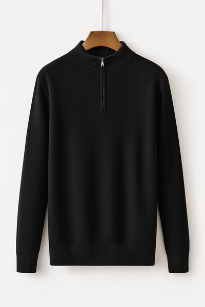 Zandre Wool Zip-Up Jumper
