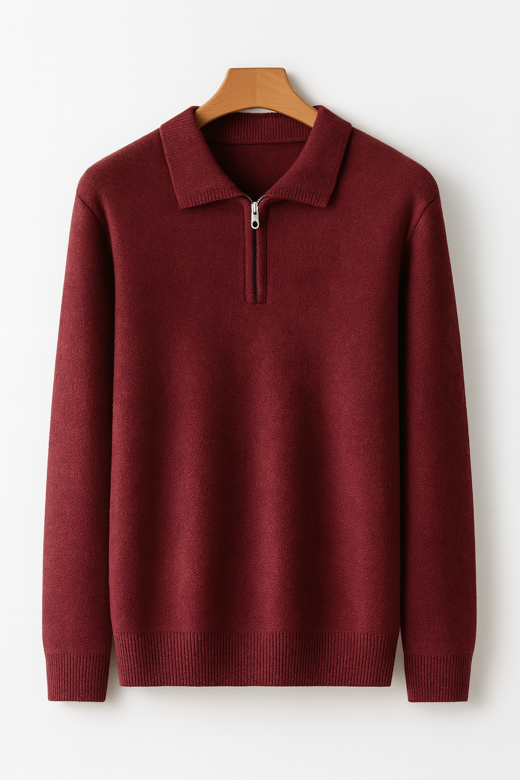 Nathan Cashmere Quarter-Zip Jumper