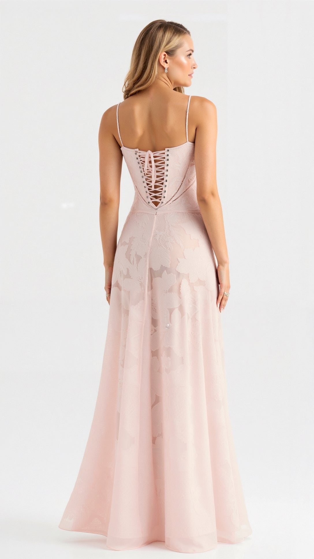 MOIRA - Long dress with thin straps