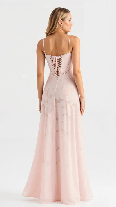 MOIRA - Long dress with thin straps