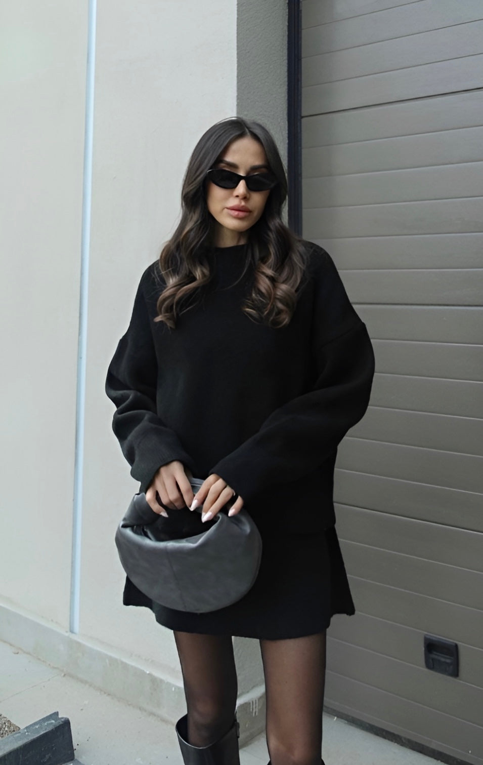 Maria™ Knit Set – Pullover & Skirt