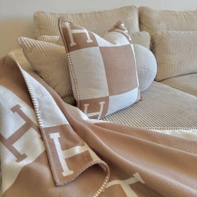 Wool Cashmere Blanket | Luxurious Throw Blanket