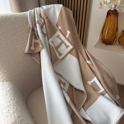 Wool Cashmere Blanket | Luxurious Throw Blanket