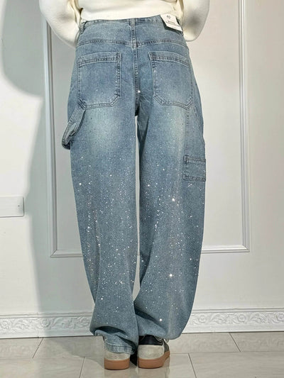 MERLE - Hose with high waist and wide leg