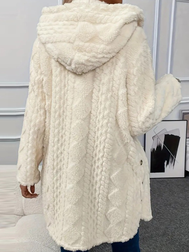 LAURA HOODED CARDIGAN JACKET