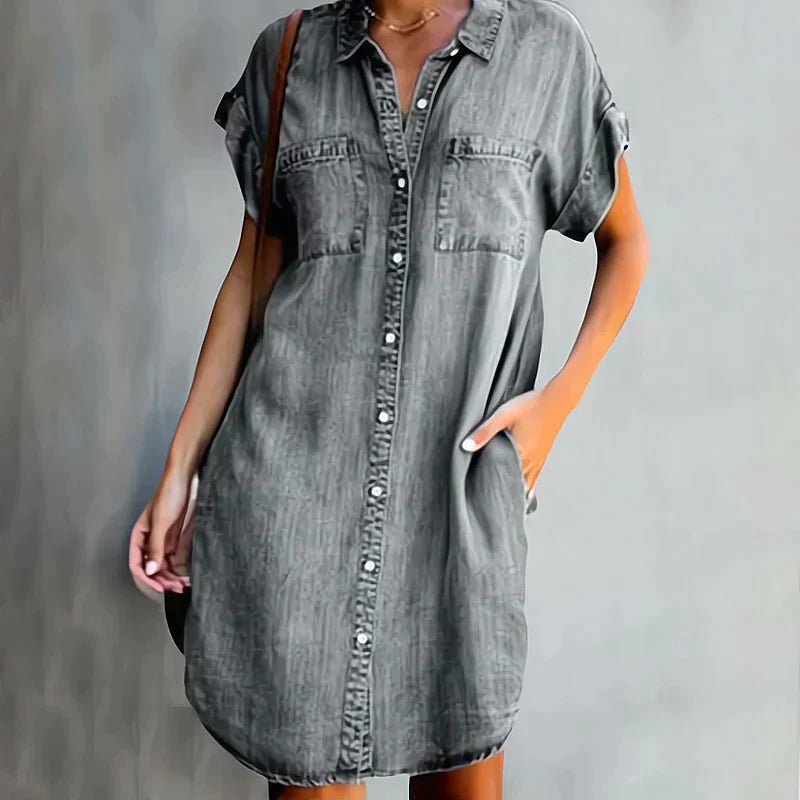 JENNA™ - Denim Dress