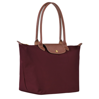 Longchamp – Large Le Pliage Tote Bag, Burgundy