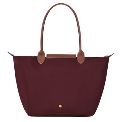 Longchamp – Large Le Pliage Tote Bag, Burgundy