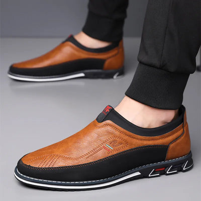 Alexander Leather Slip-On Shoes