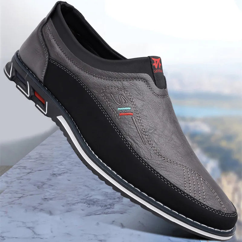 Alexander Leather Slip-On Shoes