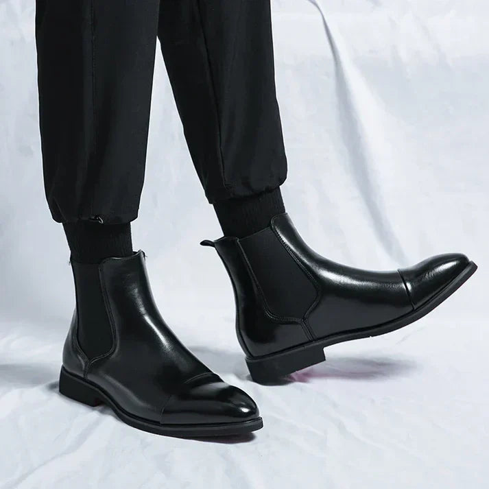 Frank Premium Leather Chelsea Boots