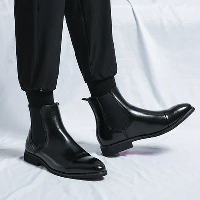 Frank Premium Leather Chelsea Boots