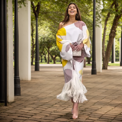 CARMEN - Two-Piece Set with Playful Print