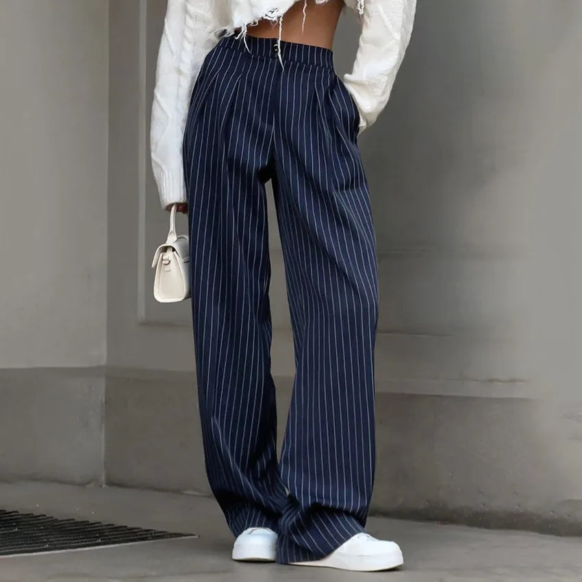 EMILIE - Striped Pants