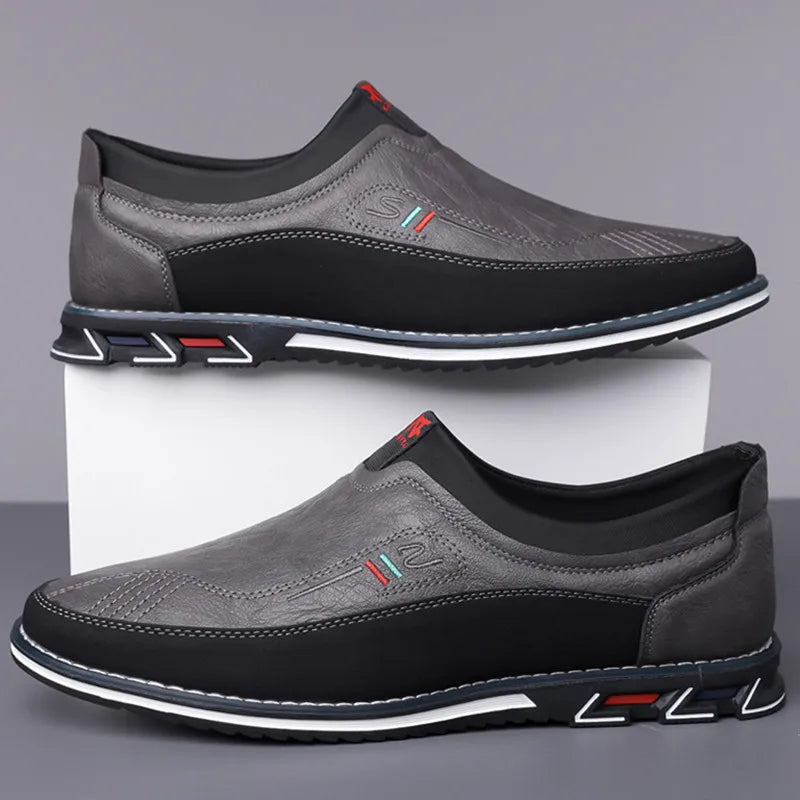 Alexander Leather Slip-On Shoes