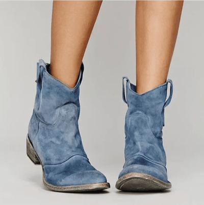 Suede Cowboy Boots
