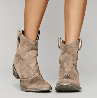 Suede Cowboy Boots