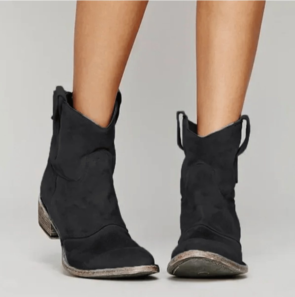 Suede Cowboy Boots