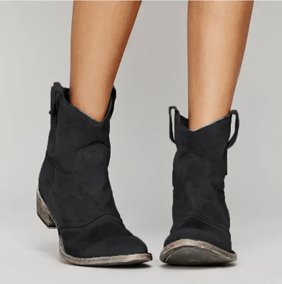 Suede Cowboy Boots