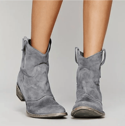 Suede Cowboy Boots