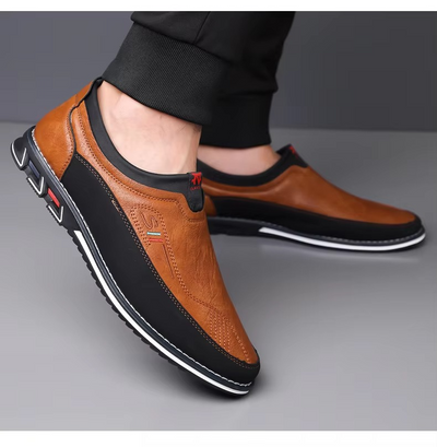 Alexander Leather Slip-On Shoes