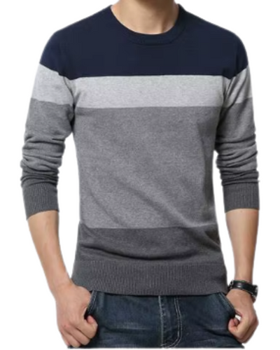 Casual cotton sweater for men