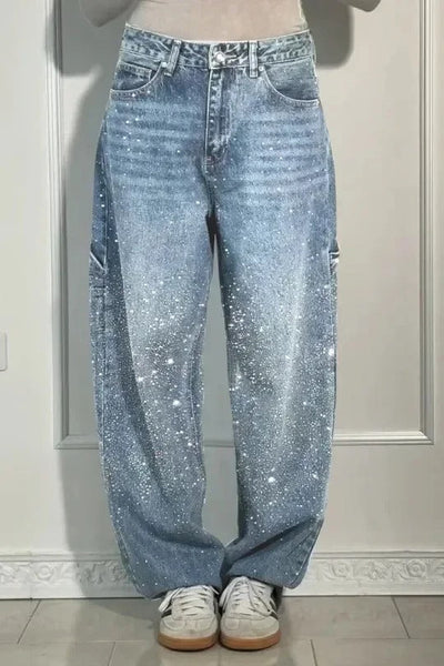 MERLE - Hose with high waist and wide leg