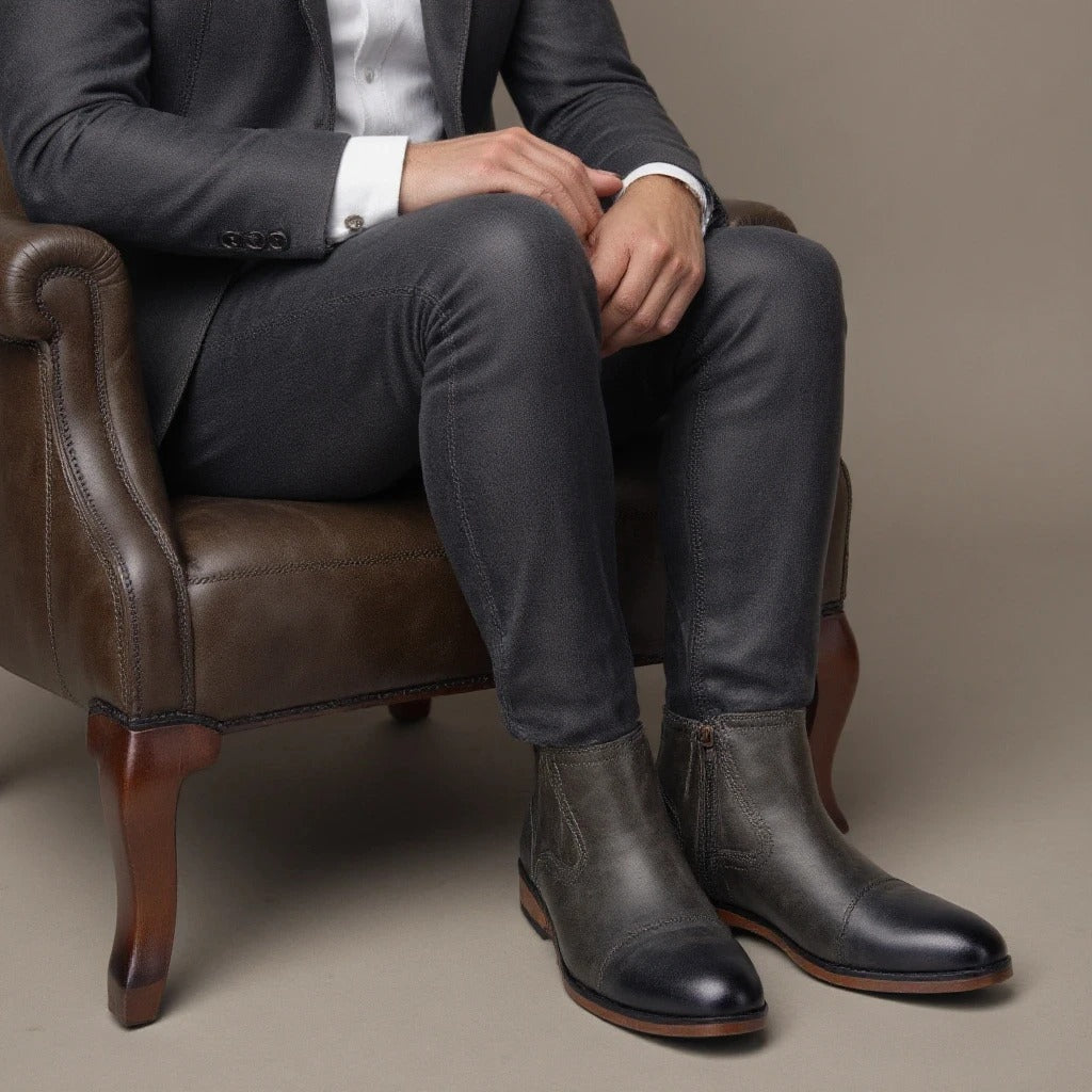 George Leather Boots