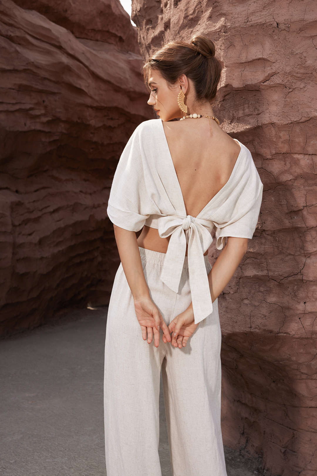 EVELYN - Casual Pants with Elastic Waist
