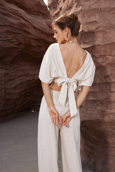 EVELYN - Casual Pants with Elastic Waist