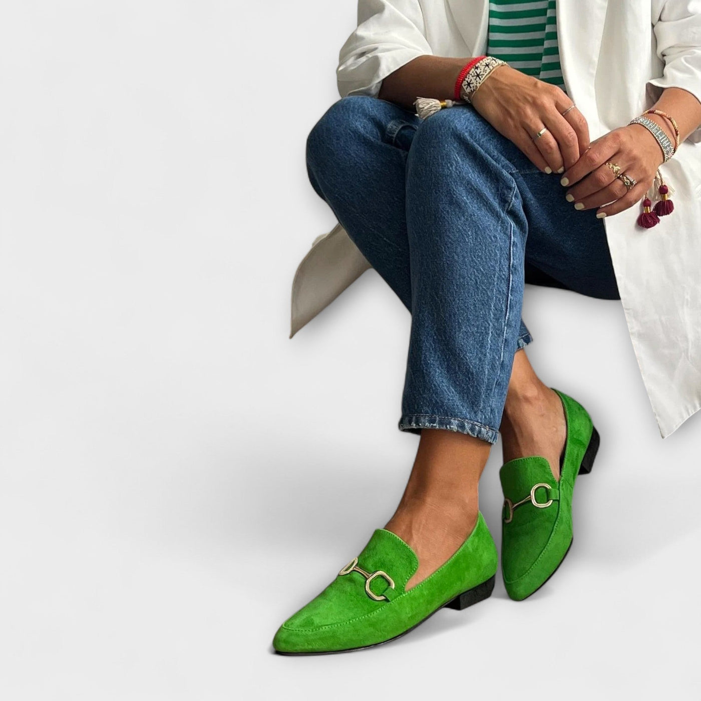 Kaia - Lace Ballerina Flats