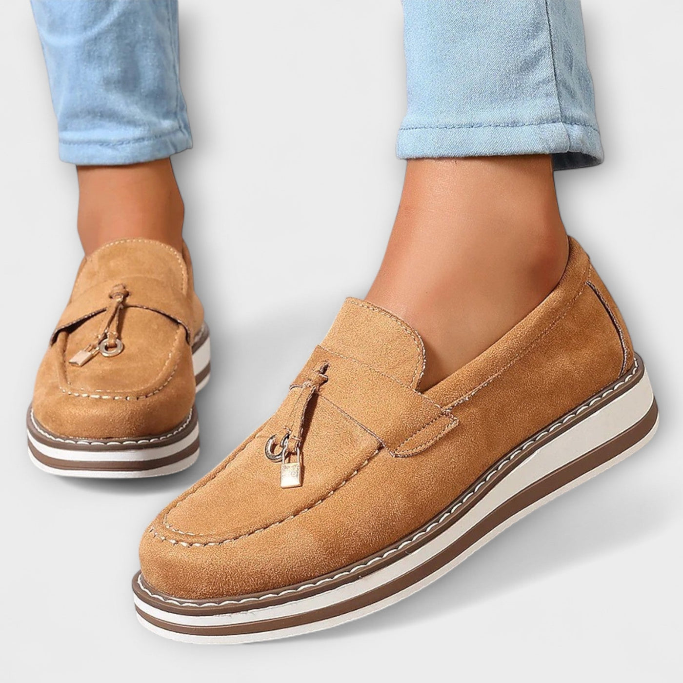 Halo – Casual Sneakers with Round Toe