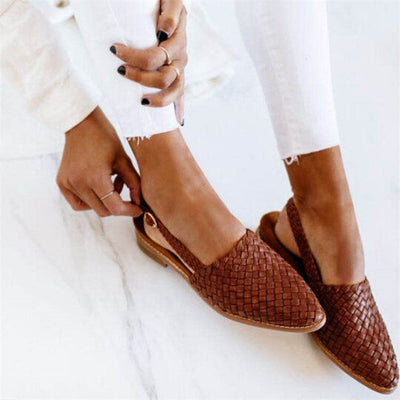 SAMMI - Folded Flat Sandals