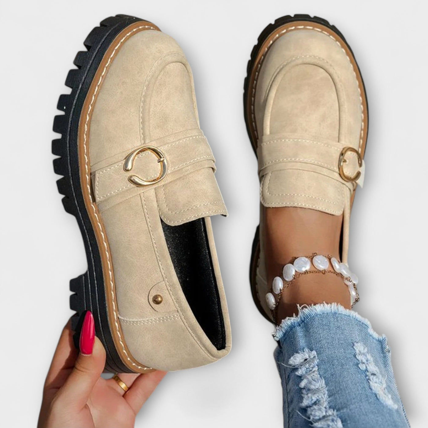 Lora – Legere Loafers with Round Toe