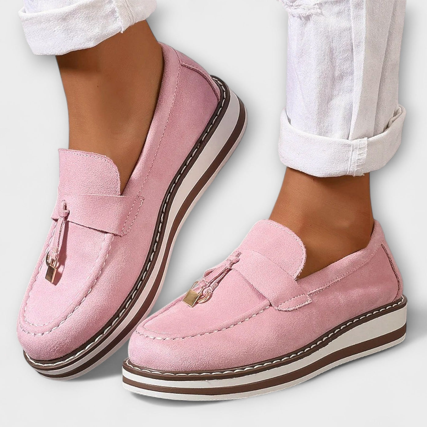 Halo – Casual Sneakers with Round Toe