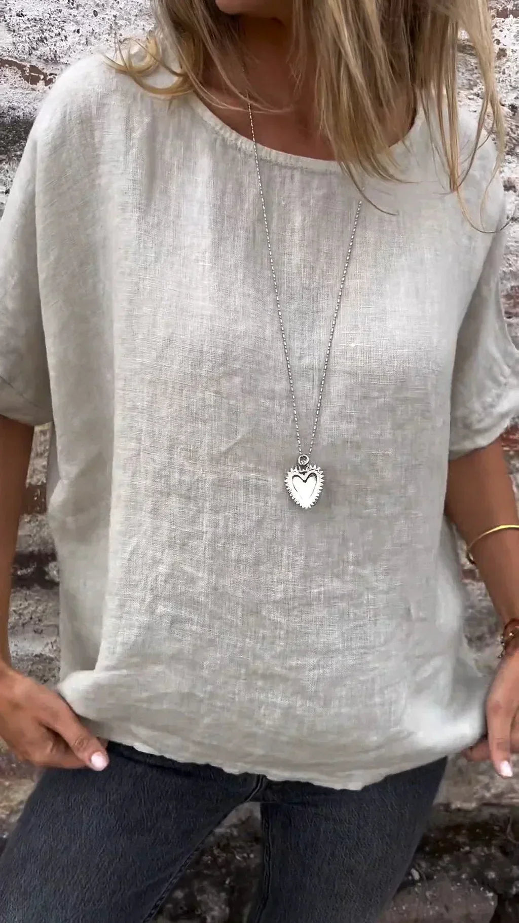 MARIANNE - Linen Hemdblouse