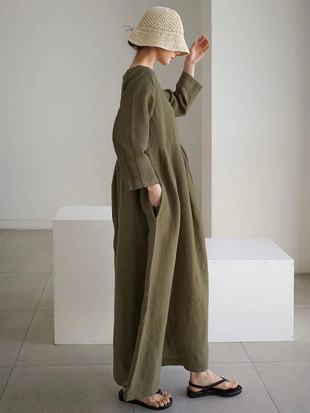 IVONNE - Chic Dress with Side Pockets
